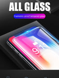 9H Tempered Glass For iPhone 8 7 6 6S Plus 5 5S SE