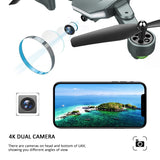 Visuo XS816 RC Drone with 50 Times Zoom WiFi FPV 4K Dual Camera