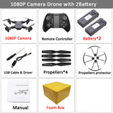 Visuo XS816 RC Drone with 50 Times Zoom WiFi FPV 4K Dual Camera
