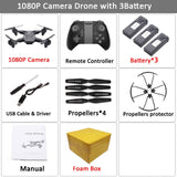 Visuo XS816 RC Drone with 50 Times Zoom WiFi FPV 4K Dual Camera